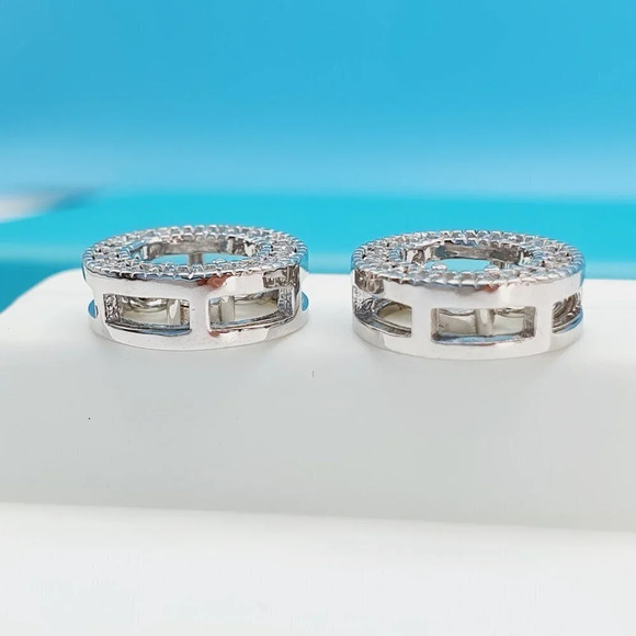 "925 Sterling Silver CZ Beautiful Earrings for Women, 1USPAR4192 - Picture 4 of 11